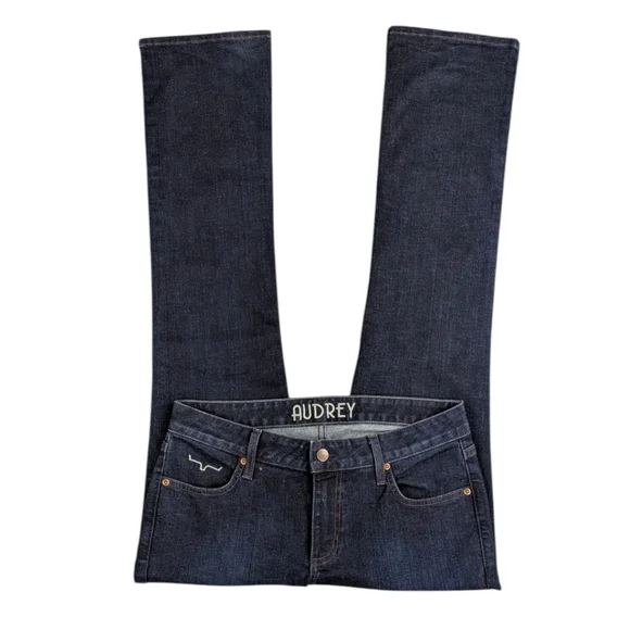 Kimes Ranch Audrey Bootcut Jeans Dark Wash Western USA Made 8x34 J1863 - Picture 4 of 9
